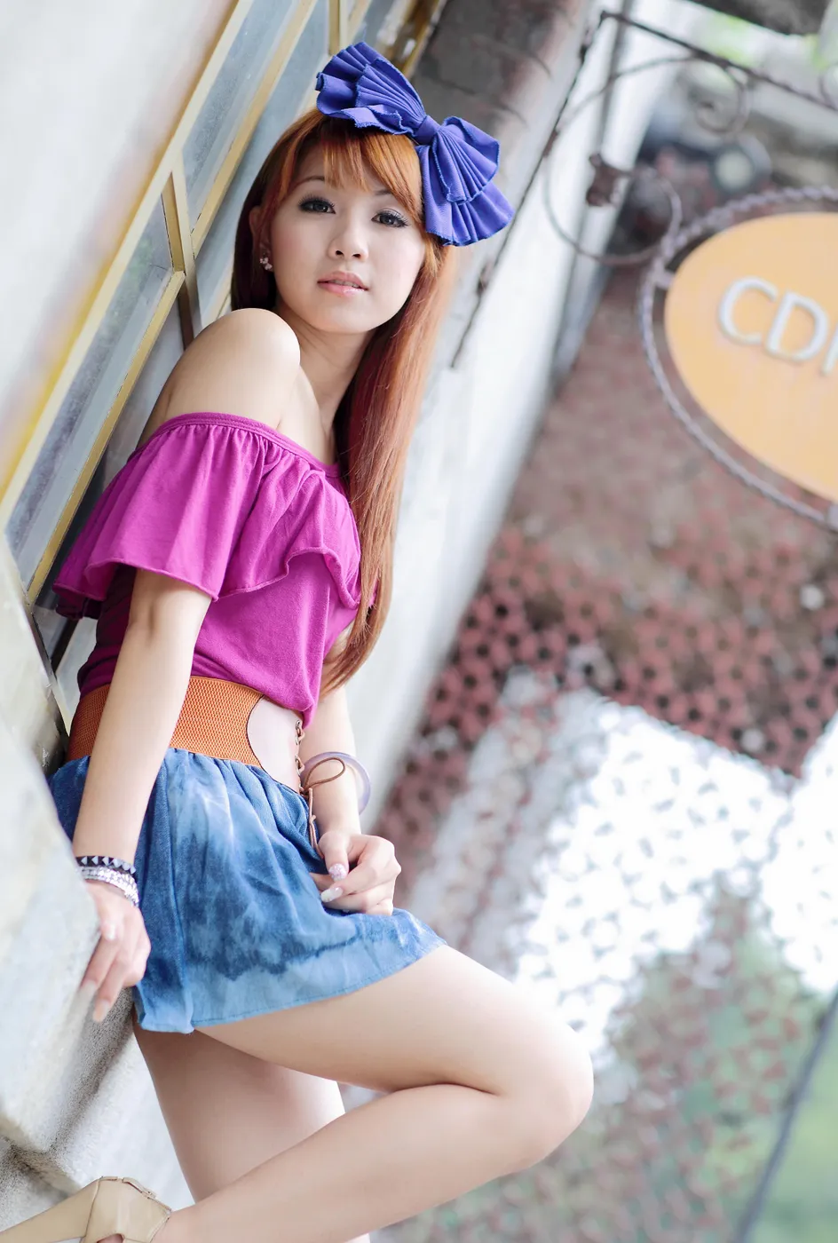 [Mzsock] NO.206 Xiaowen short skirt with cool and beautiful legs street photography#[52P]-39