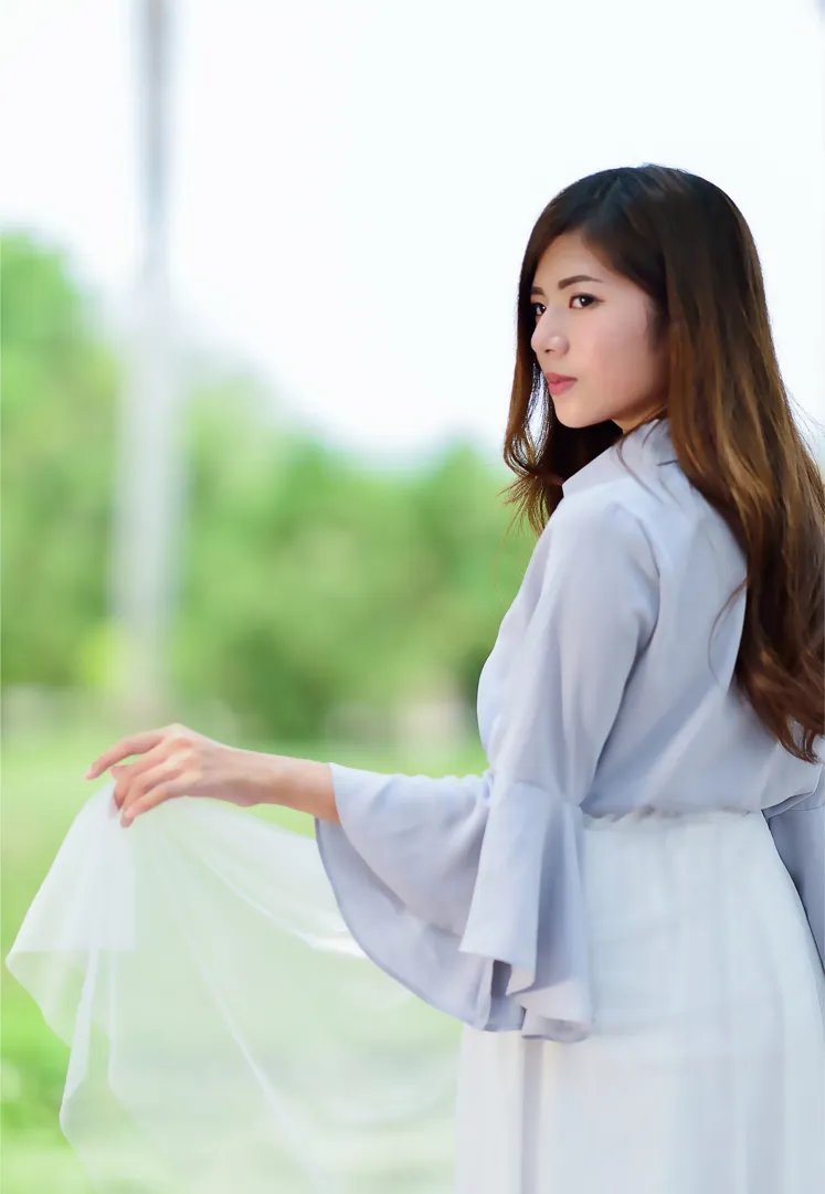 [Mzsock] NO.145 Fang Weizhen’s elegant long skirt with high legs street photography#[105P]-35